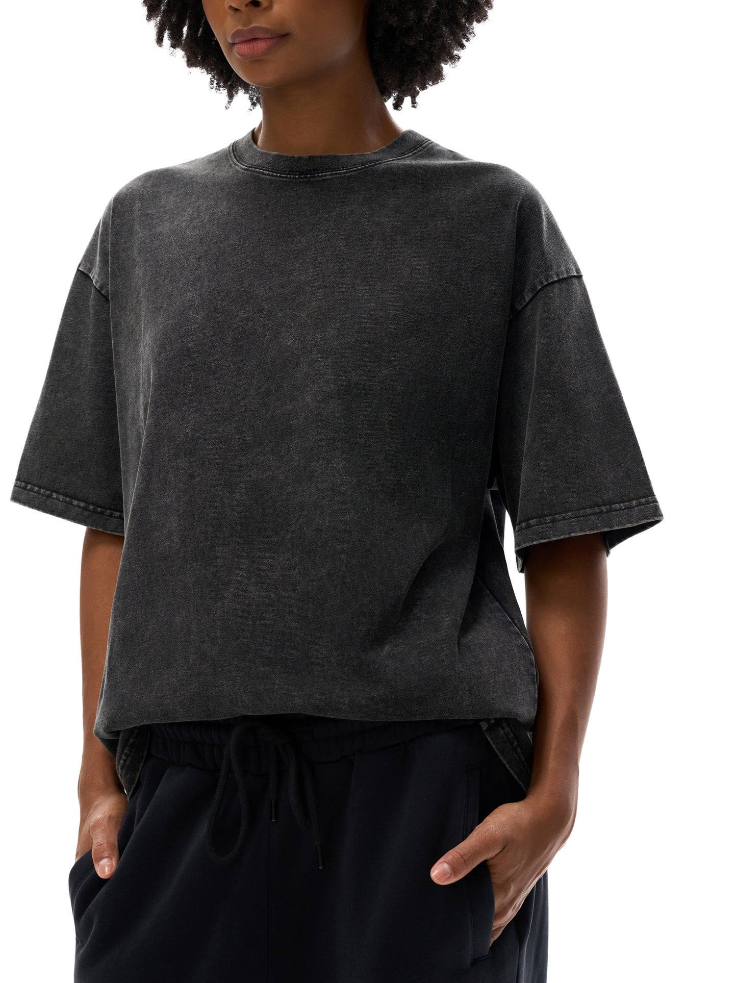 Are You Saved? Snow Washed Oversized T-Shirt