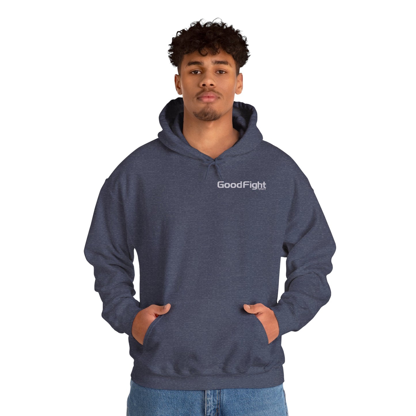 Fight the Good Fight Inspirational Unisex Heavy Blend™ Hoodie