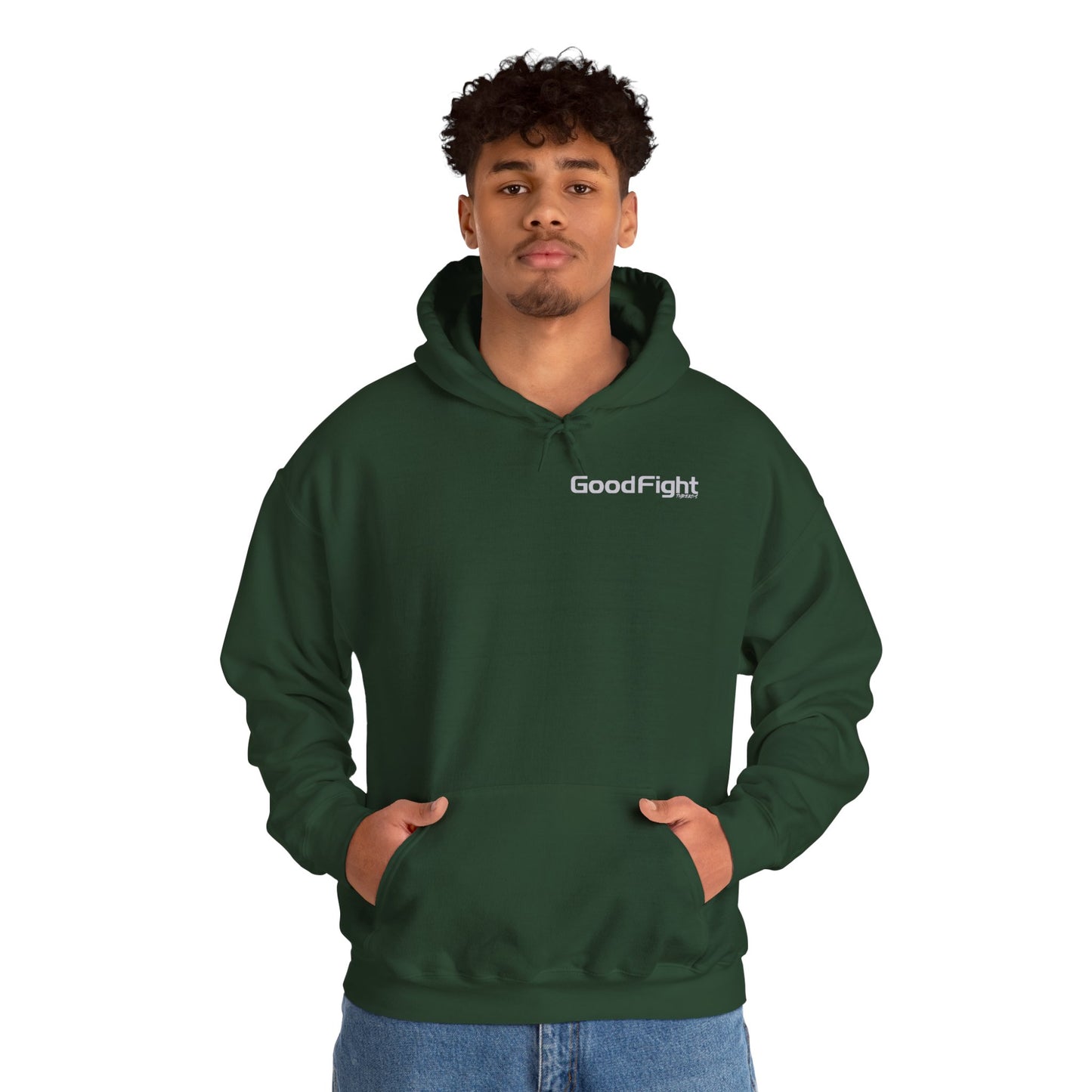 Fight the Good Fight Inspirational Unisex Heavy Blend™ Hoodie