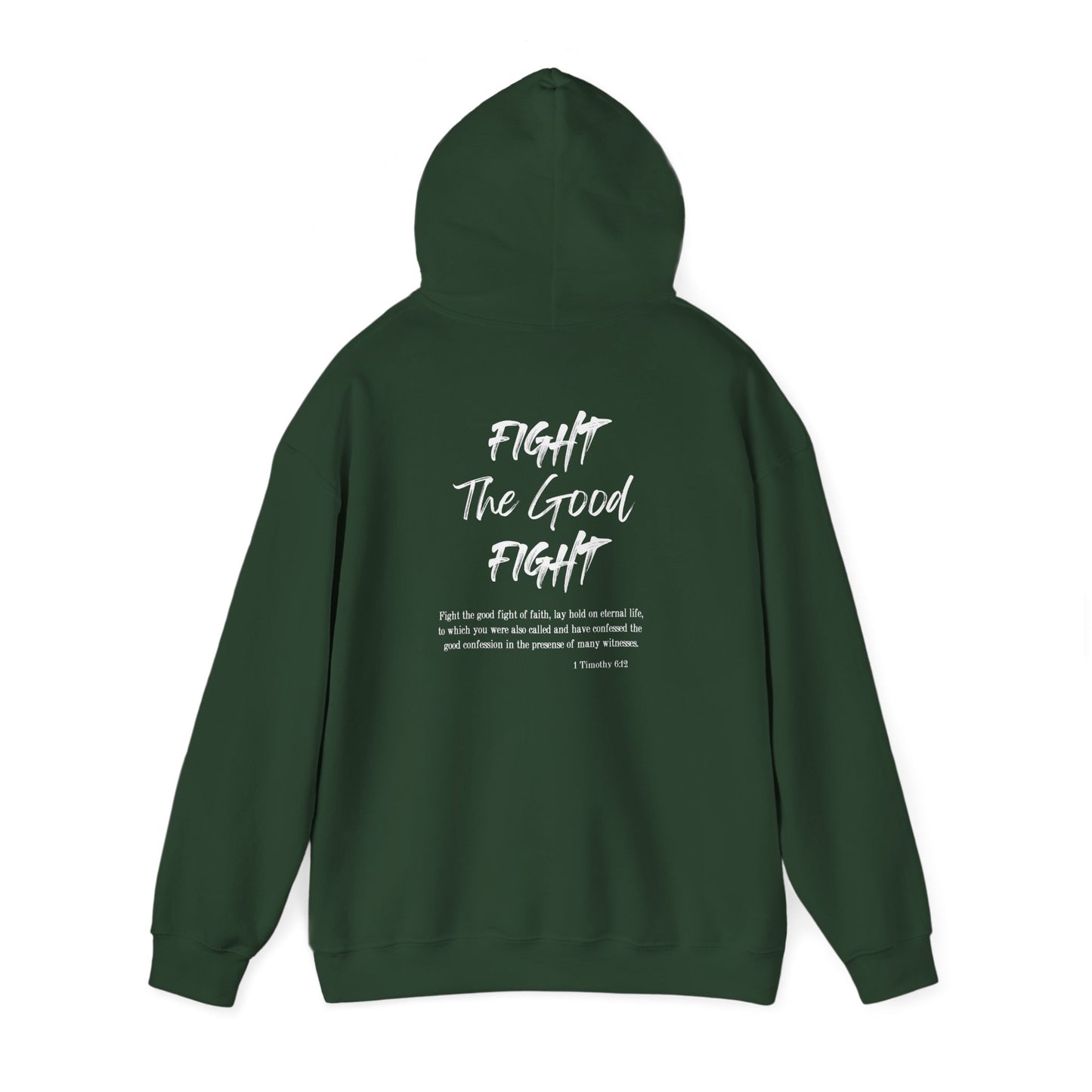 Fight the Good Fight Inspirational Unisex Heavy Blend™ Hoodie