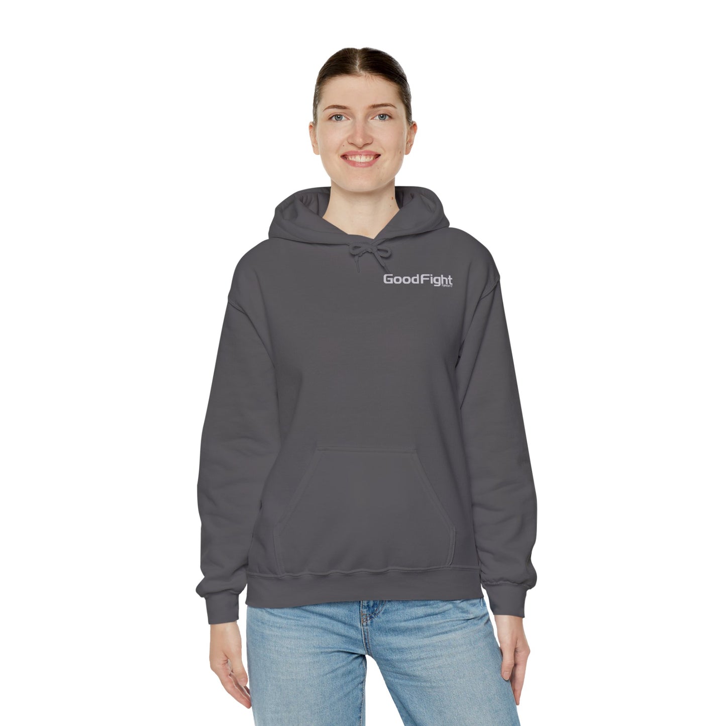 Fight the Good Fight Inspirational Unisex Heavy Blend™ Hoodie