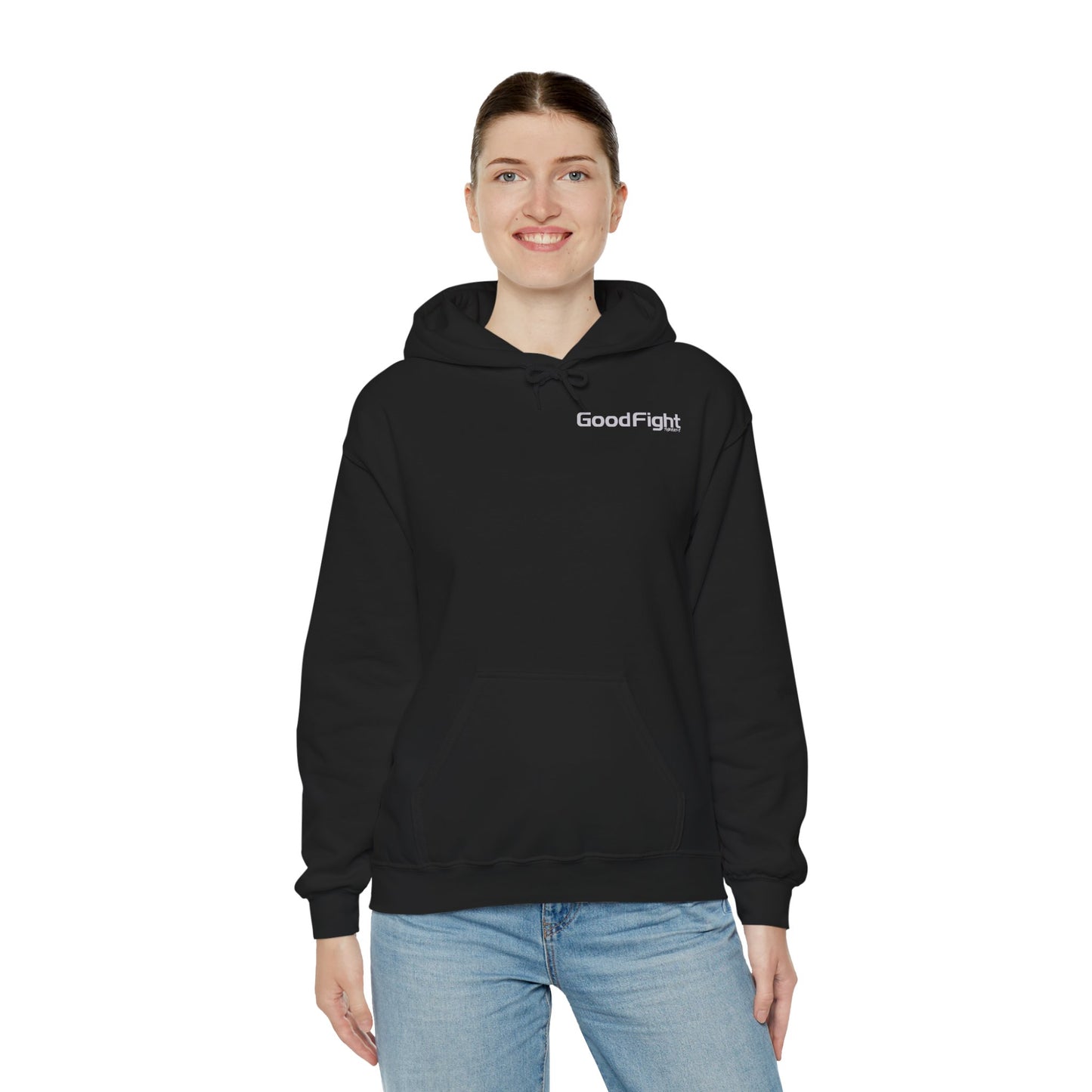 Fight the Good Fight Inspirational Unisex Heavy Blend™ Hoodie