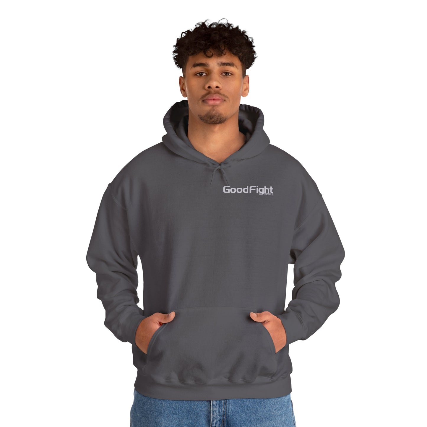 Fight the Good Fight Inspirational Unisex Heavy Blend™ Hoodie