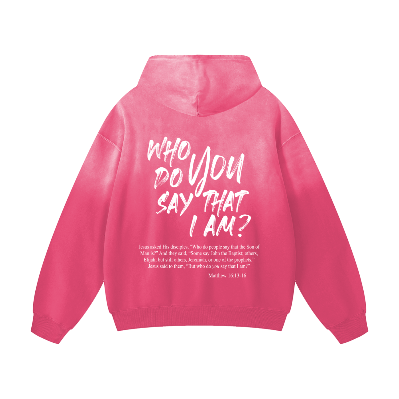Who Do You Say That I Am? Premium Hoodie
