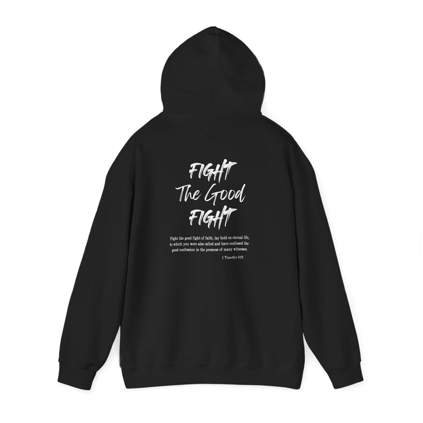 Fight the Good Fight Inspirational Unisex Heavy Blend™ Hoodie