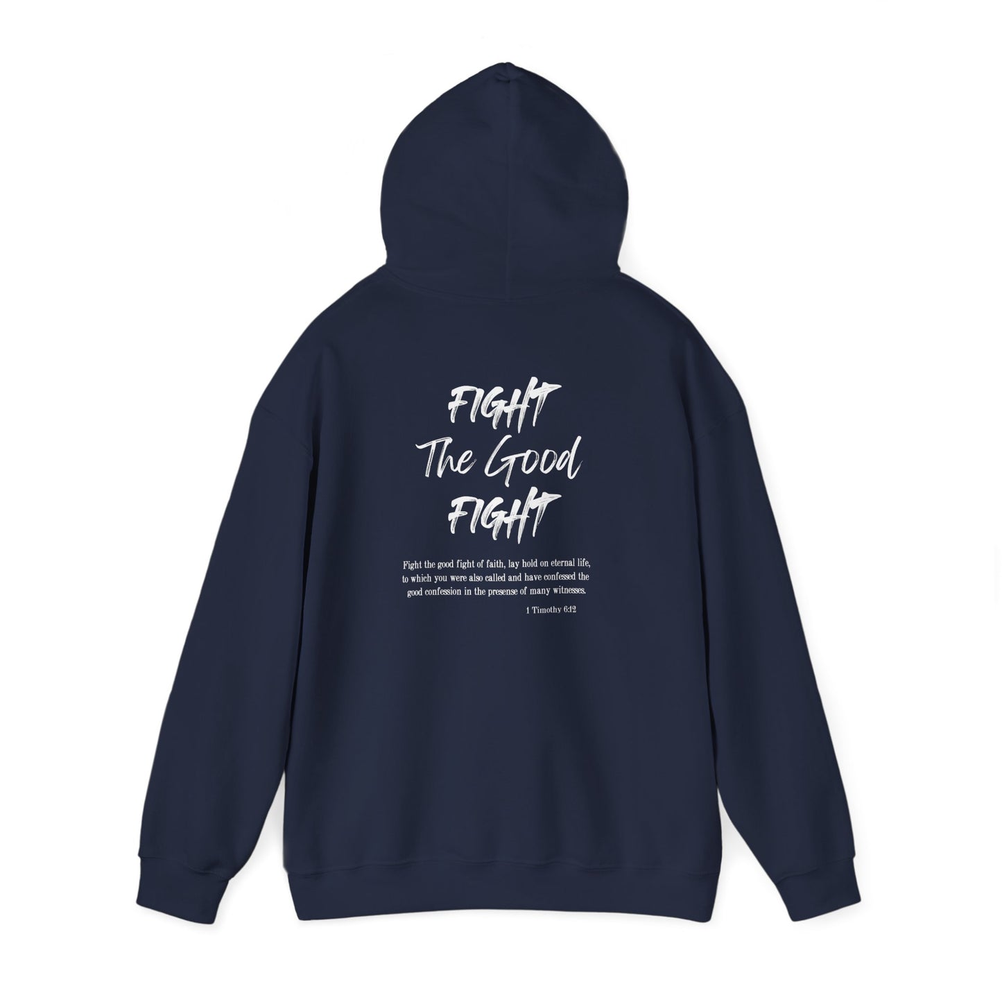 Fight the Good Fight Inspirational Unisex Heavy Blend™ Hoodie